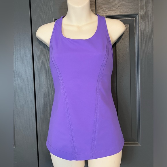 Lululemon purple racer back tank top - Picture 1 of 6